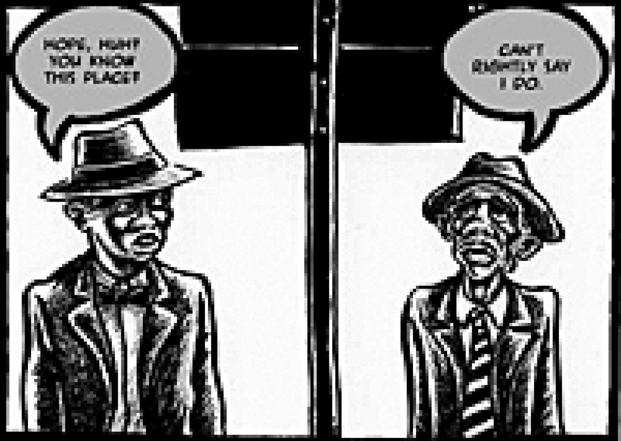 Lem: "Hope, huh? You Know this Place?" Ironwood: "Can't rightly say I do."